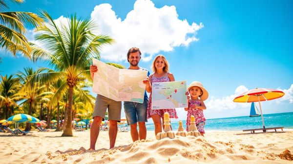 Top destinations pour des vacances en famille avec vacaf